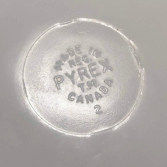 PYREX Bread Plates- Turquoise Blue-6.75 Inches - Set of 3-Made in Canada - Picture 8 of 10